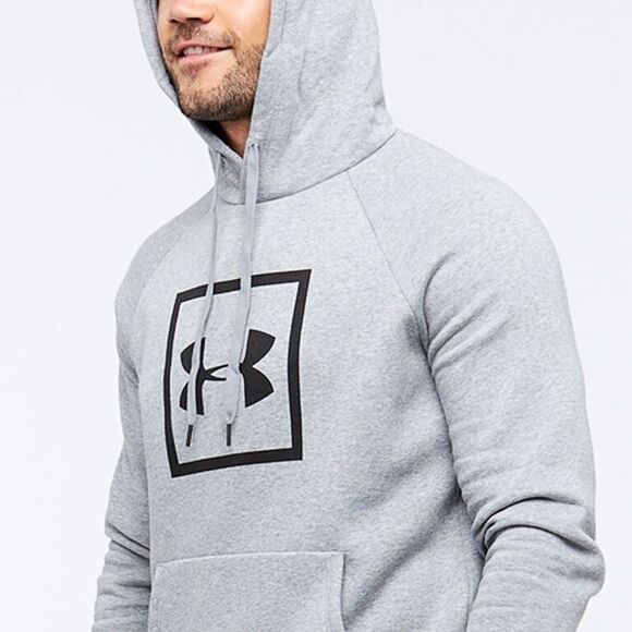 NWT Men's Under armour rival hoodie gray size xxl - Picture 4 of 13